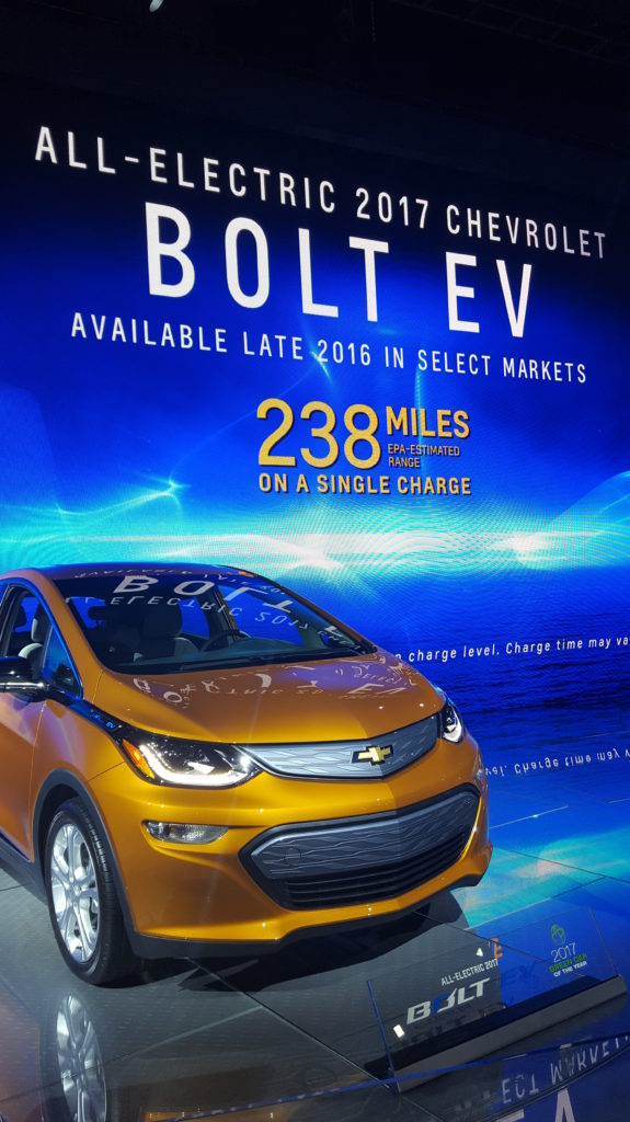 The Chevy Bolt EV was named the Motor Trend Car of the Year and the 2017 Green Car of the Year.